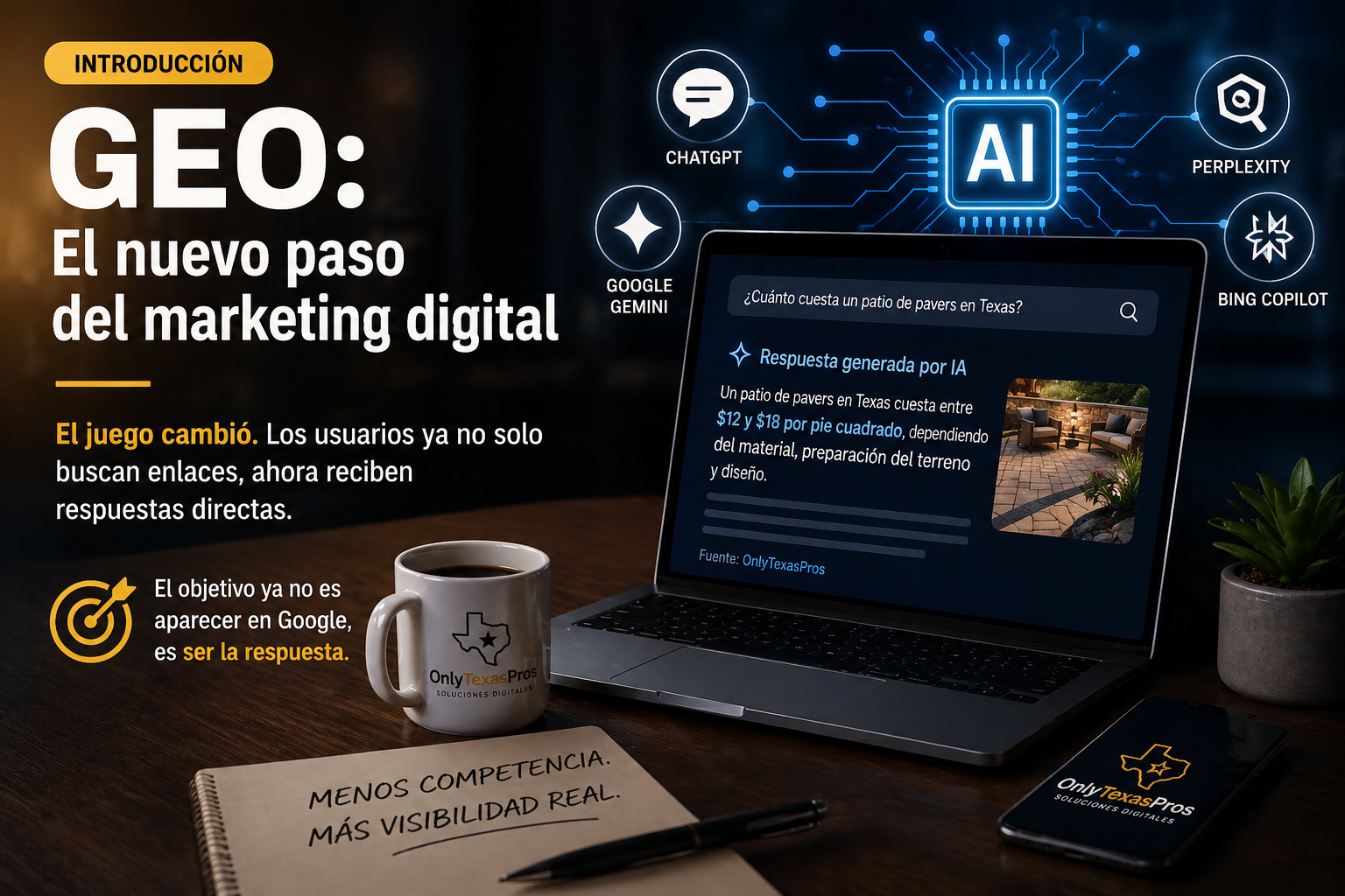 Introducción a GEO y cómo está cambiando el marketing digital con respuestas de inteligencia artificial en Google AI