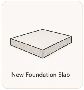 New foundation slab icon