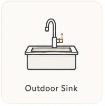 Outdoor sink icon