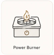 Power burner icon