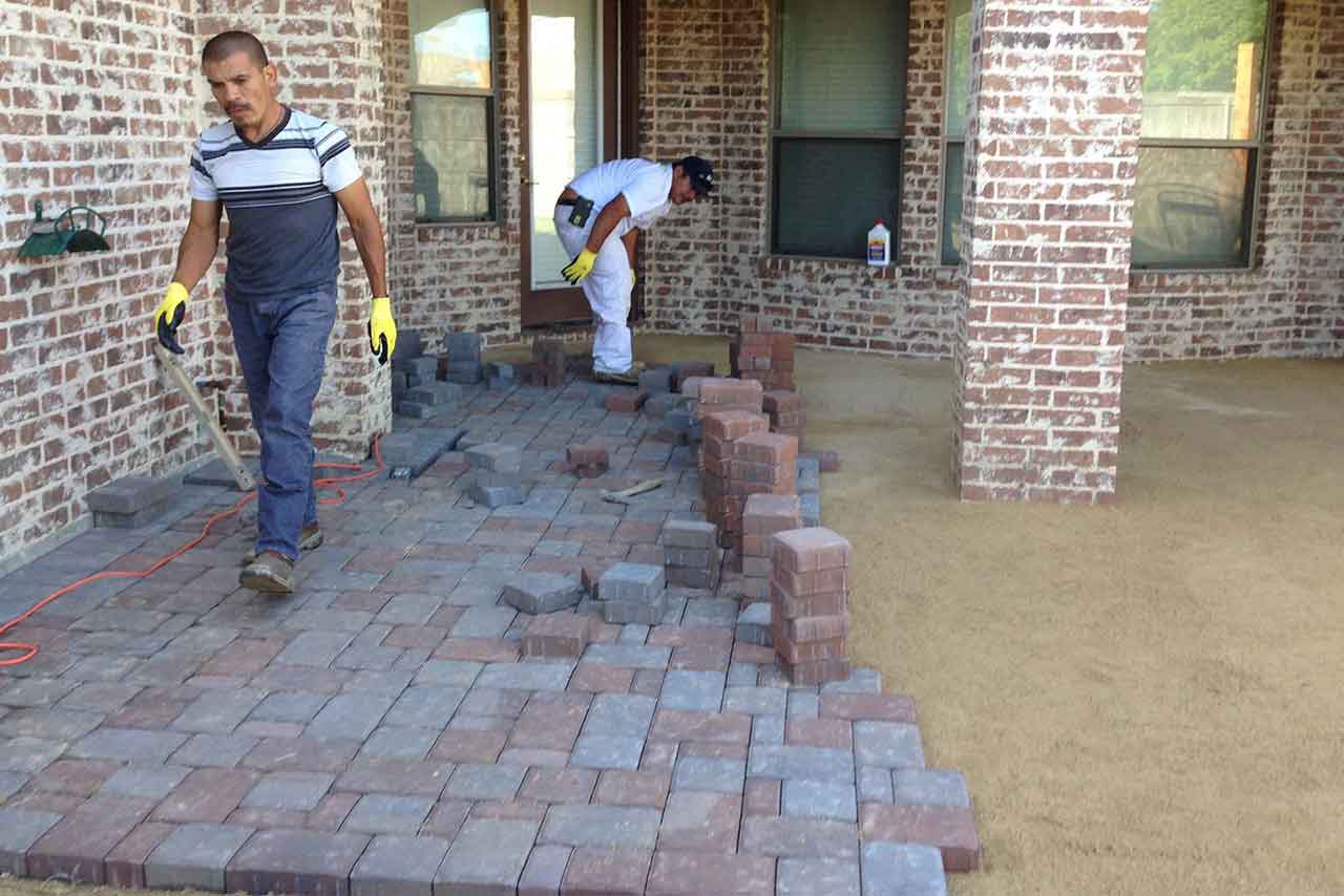 Covered Cedar Pergola with Brick Paver Patio 6 Covered-Cedar-Pergola-with-Brick-Paver-Patio